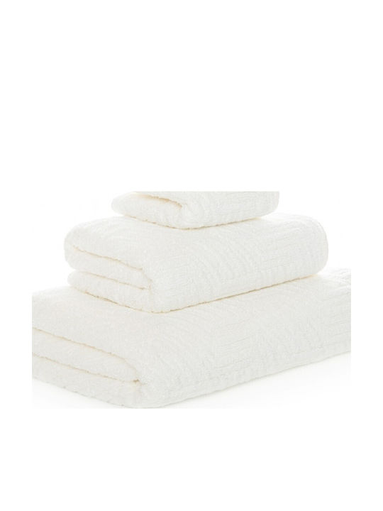 Valeria Home Prosop De Mână Din Bumbac Villari Villari Snow Mărime 30x50cm Greutate 730gr/m²