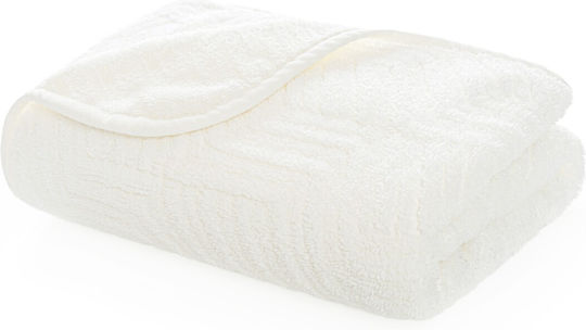 Valeria Home Cotton Hand Towel Villari Villari Snow Size 30x50cm Weight 730gsm Fog Snow