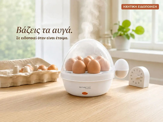 Emerio EB-07001 Egg Cooker 7 Positions 350W White