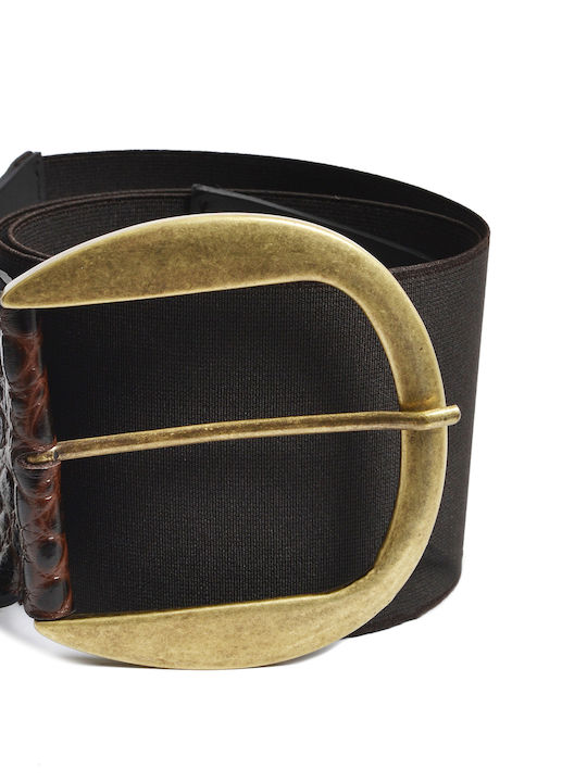 Elastic Women's Brown Belt 8535.9024.N-brown