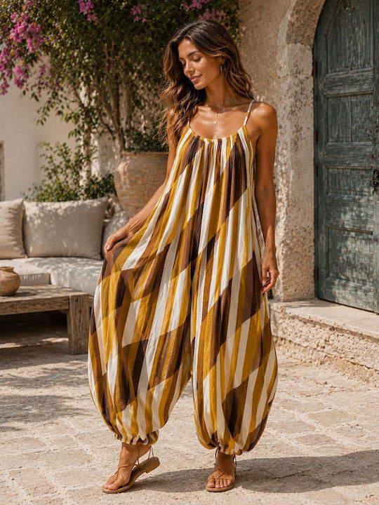 Women's One-piece Jumpsuit Yellow