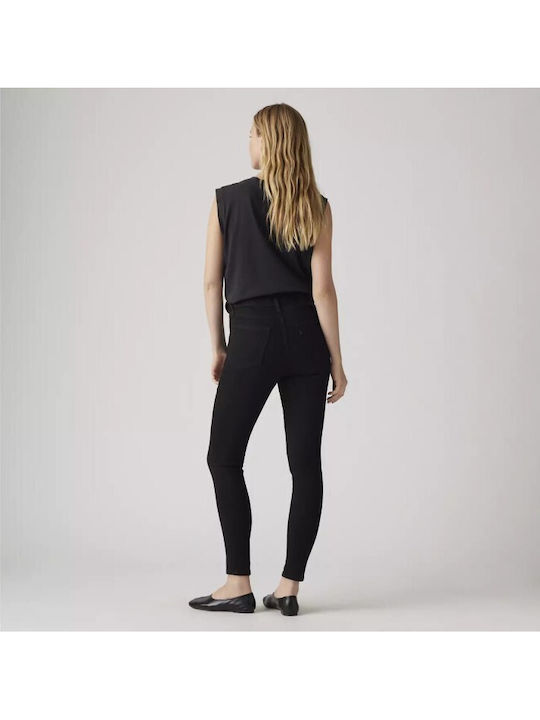 Ψηλόμεσο Γυναικείο Jean Παντελόνι σε Skinny Εφαρμογή Μαύρο