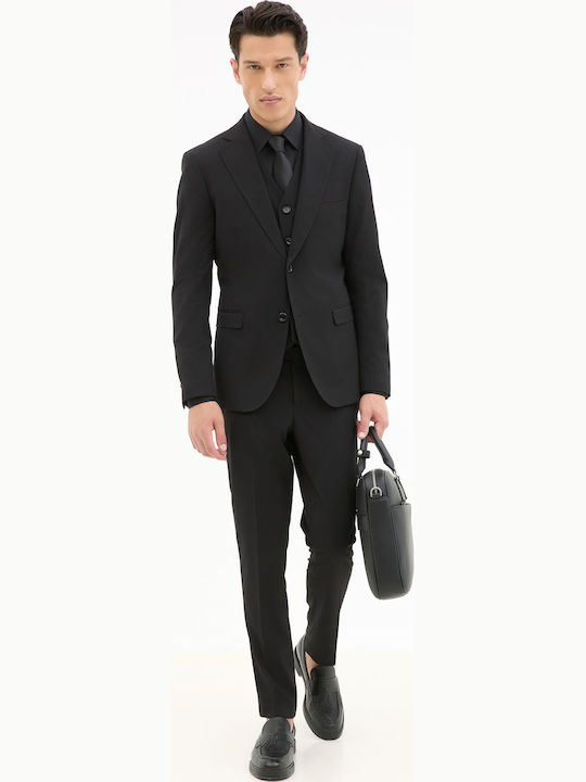 Aristoteli Bitsiani Men's Black Tie
