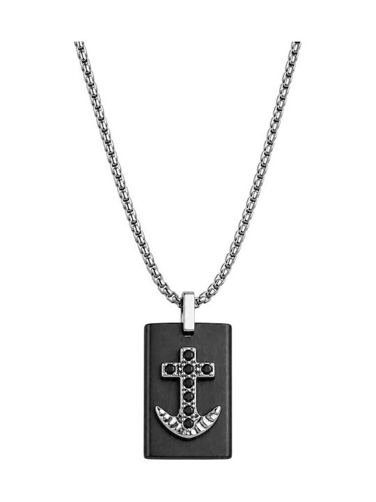 Rosso Amante Anchor from Steel Black