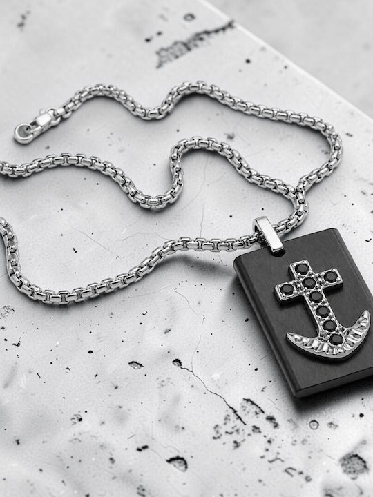 Rosso Amante Anchor from Steel Black