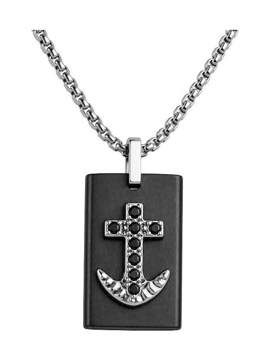Rosso Amante Anchor from Steel Black