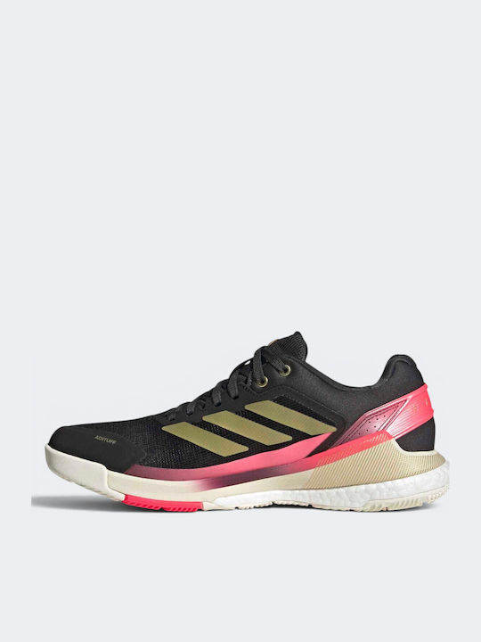 adidas Crazyquick Boost Herren Tennisschuhe Padel Schwarz