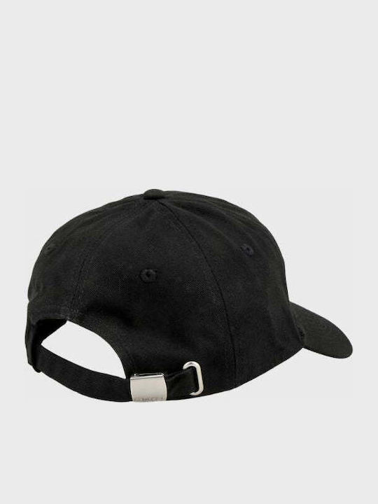 Calvin Klein Logo Stickerei Kappen Schwarz