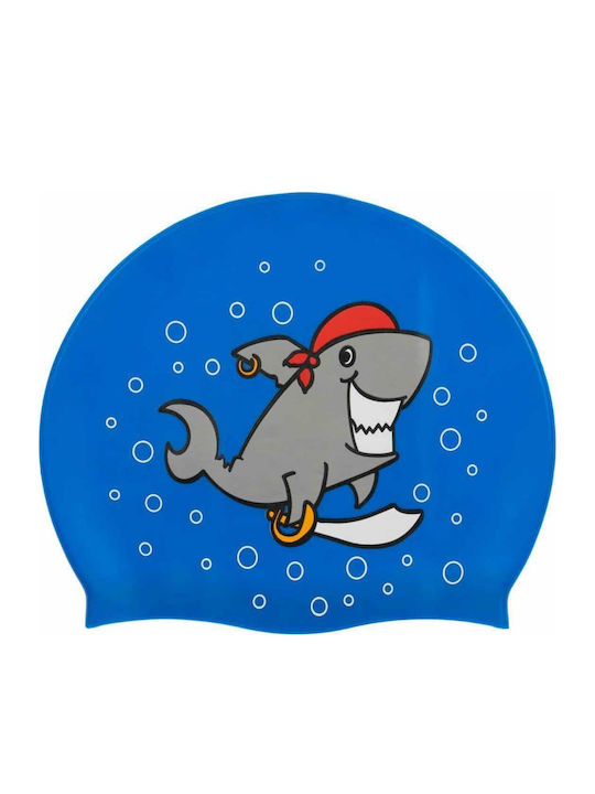 Σκουφάκι Κολύμβησης Σιλικόνης Aqua Speed Kiddie Shark
