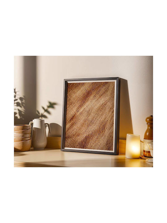 Poster Sackcloth Pst2589 40cm X 50cm Premium Μαύρο Ξύλινο Κάδρο