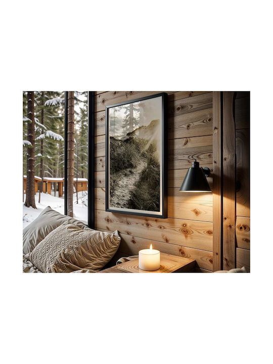 Poster Seaside Pst25117 40cm X 50cm Premium Black Wooden Frame