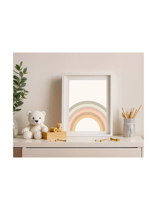 Παιδικό Κάδρο Rainbow 40x50εκ.