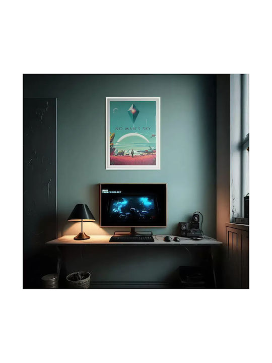 Gaming Poster No Mans Sky Gm2342 40cm X 50cm Premium Μαύρο Ξύλινο Κάδρο