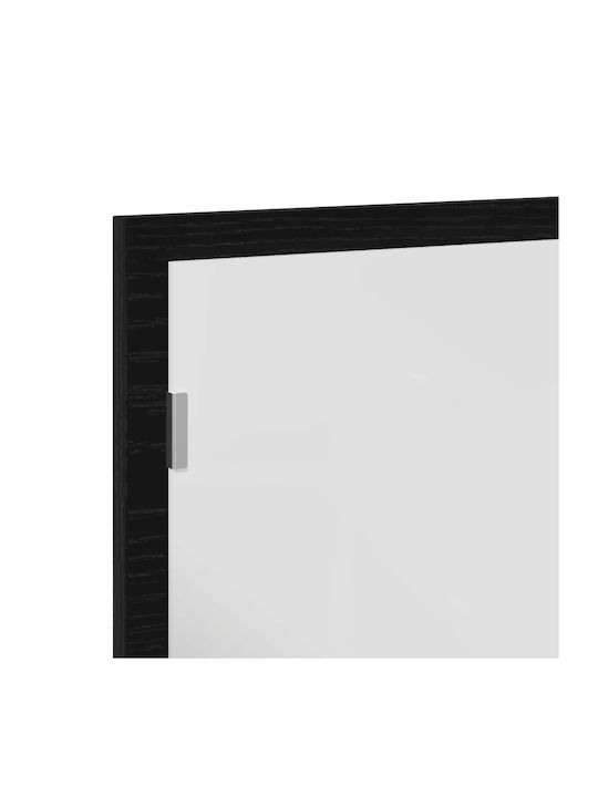 vidaXL Oglindă de Baie cu Lumini LED 60x37 cm Neagră