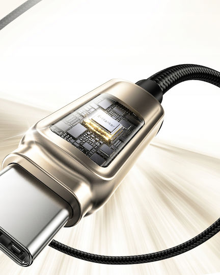 Innostyle USB 2.0 Cable USB-C male - USB-C / USB-A 100W Χρυσό 1m DP-CC1001TG