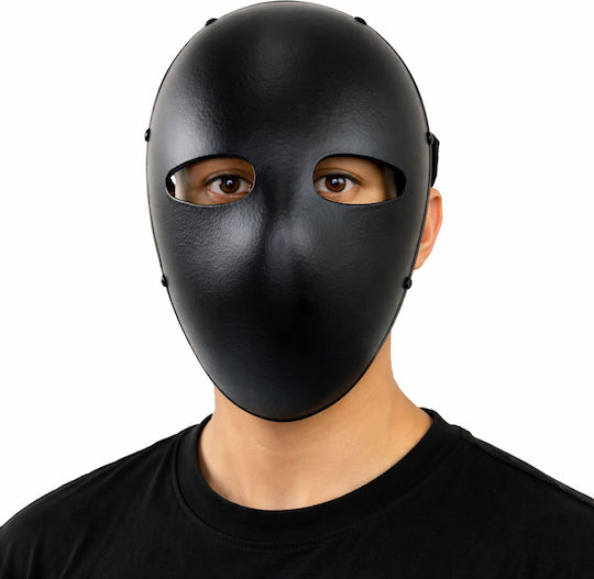 Ballistic Protective Mask Nij Iiia Aramid Kevlar Resistant To 9mm 44 Magnum Adjustable Fixing System Black