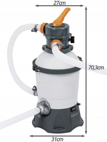 Bestway Flowclear Pompa De Apă Pentru Piscină Cu Filtru Cu O Singură Fază