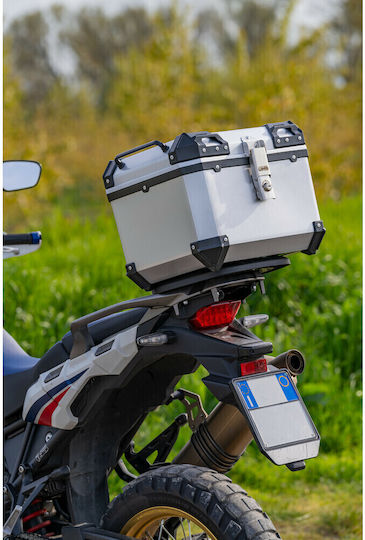 Lampa T-Box Μπαγκαζιέρα Μοτοσυκλέτας 45lt Ασημί