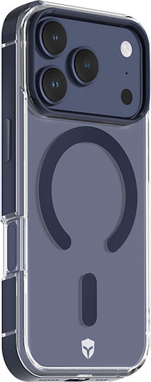 Force Case Husa Iphone 17 Pro Magsafe Cadru Metalic Antisoc 2m Premium Albastru