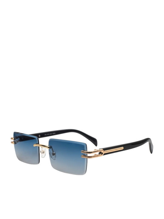 Kypers Unisex Sunglasses With Gold Metallic Frame And Gradient Lens