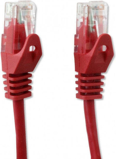 Techly U/UTP Cat.6 (Gigabit) Καλώδιο Δικτύου Ethernet 2m Κόκκινο