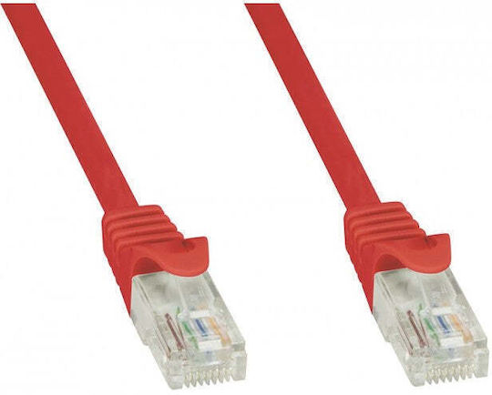 Techly U/UTP Cat.6 (Gigabit) Καλώδιο Δικτύου Ethernet 2m Κόκκινο