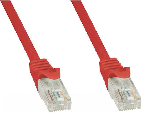 Techly U/UTP Cat.6 (Gigabit) Καλώδιο Δικτύου Ethernet 10m Κόκκινο