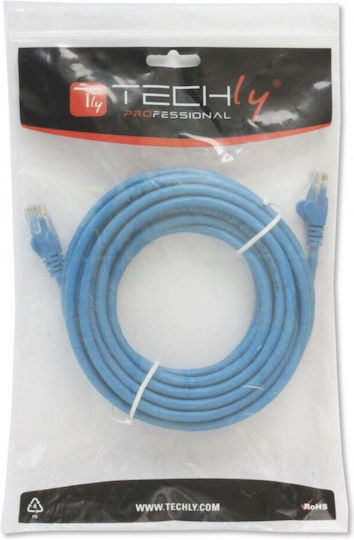 Techly U/UTP Cat.6 (Gigabit) Καλώδιο Δικτύου Ethernet 10m Μπλε