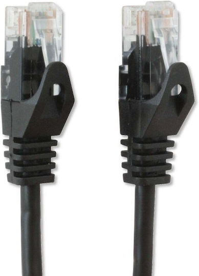 Techly U/UTP Cat.6 (Gigabit) Καλώδιο Δικτύου Ethernet 0.25m Μαύρο
