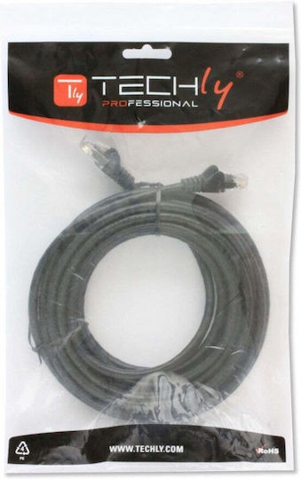 Techly U/UTP Cat.6 Ethernet Network Cable 5m Black