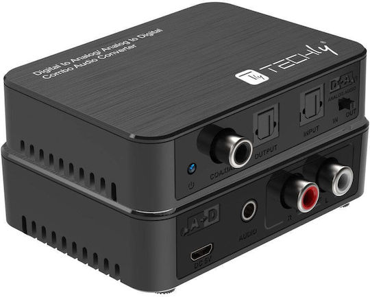 Techly Toslink / RCA / Micro-USB männlich zu Toslink / RCA / Micro-USB weiblich 1 Stück