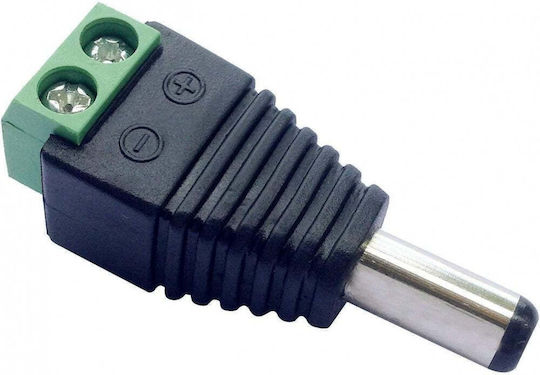 Gbc 67.3750.69/s Dc Power Adapter 5.5x2.1mm Αρσενικό Terminal