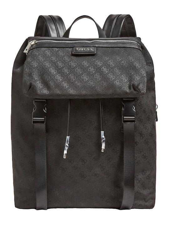 Rucsac Guess Salameda din poliester compartiment pentru laptop negru unisex