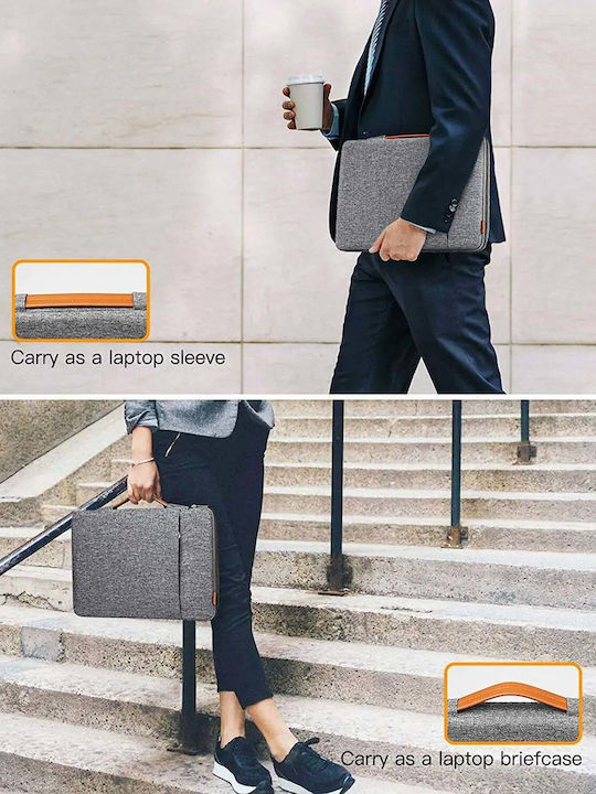 Inateck 360° Protection Αδιάβροχη Θήκη για Laptop 13.3" σε Γκρι χρώμα