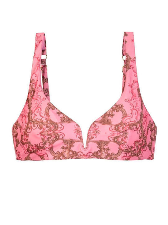 Top Bikini Top με Ενίσχυση Print