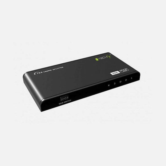 Techly IDATA HDMI2-4K4HDR HDMI Splitter IDATA HDMI2-4K4HDR