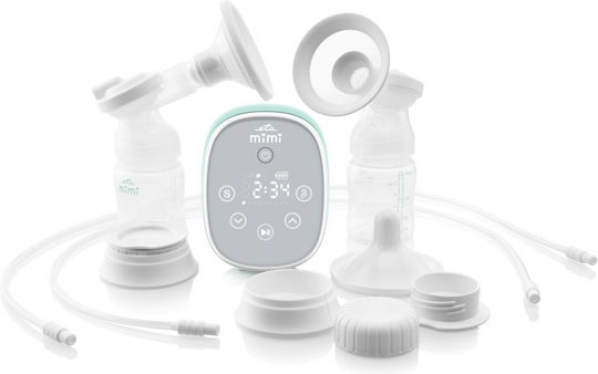 ETA Ηλεκτρικό Διπλό Θήλαστρο Μπαταρίας και Ρεύματος Χωρίς BPA Διάφανο 160ml