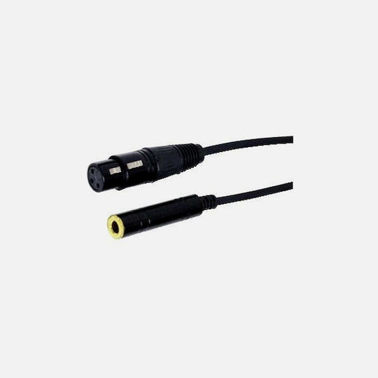 GBC Cable XLR male - XLR male Μαύρο 6m