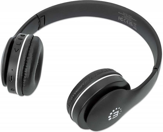 Manhattan ICC-SB-BLT641 Wireless / Wired On Ear Headphones with 5 hours of Operation Black