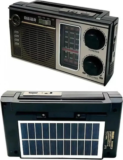 Mk-151BT Solar mit Bluetooth und USB Braun
