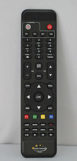 Golden Media Satellite Decoder Alpha X 4K 311130 4K UHD DVB-S2 With Built-in Wi-Fi In Black Colour