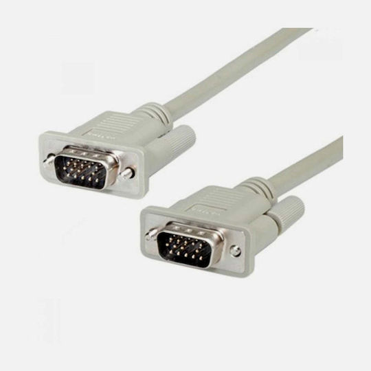 Manhattan Cable VGA male - VGA male Γκρι 5m (216306)