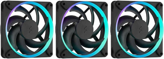 Fractal Design Momentum 12 Case Fan 120mm (62.44cfm) with RGB Lighting 3pcs