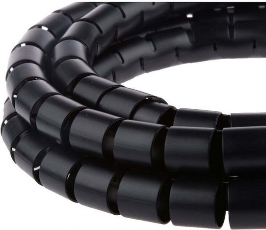 Techly Cable Spiral Tubes 25mm 20m Black 1 Piece