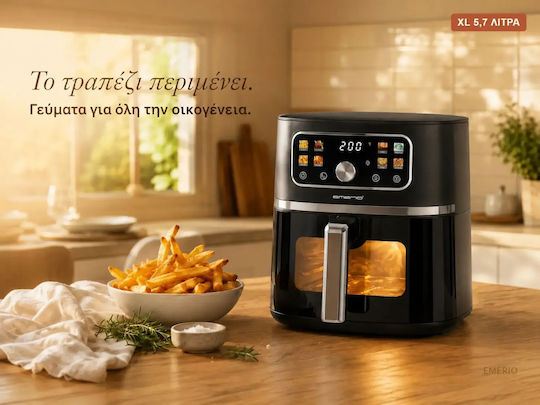 Emerio Friteuză cu Aer 5.7l Neagră AF-133253.1
