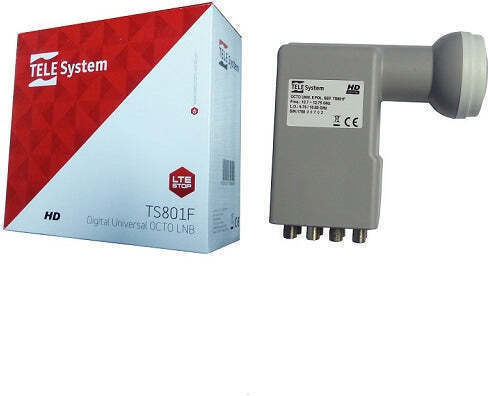 Telesystem Octo Universal LNB Octo 8 Outputs with Low Noise Limit 0.5dB