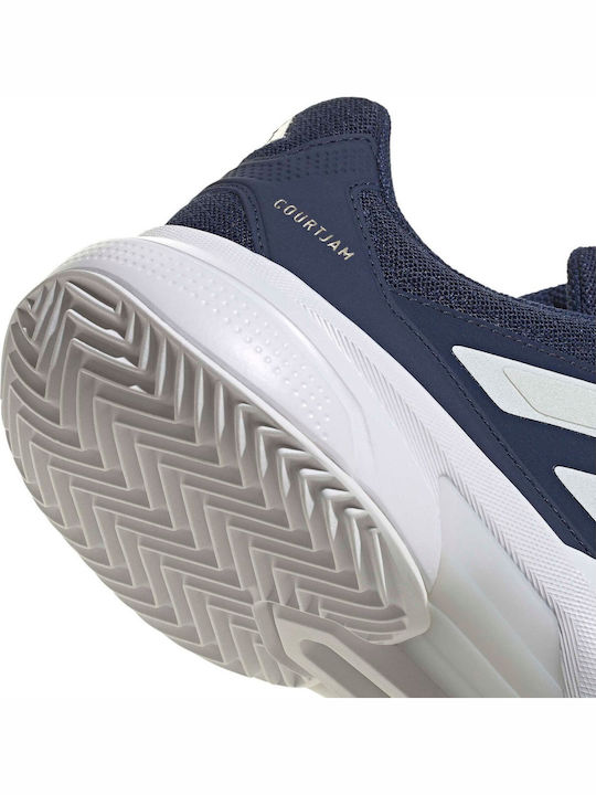 adidas Courtjam Control 3 Мъжки Обувки за Тенис за Глинени Игрища Сини