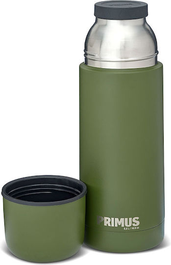 Primus Vacuum Bottle Thermos Stainless Steel 500ml Material is free from harmful BPA compounds Cap doubles as a convenient cup Capacity of