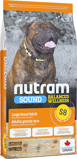 S8 Sound Balanced Wellness 11.4kg Dry Dog Food For Adult Dogs Large Breeds With Chicken
