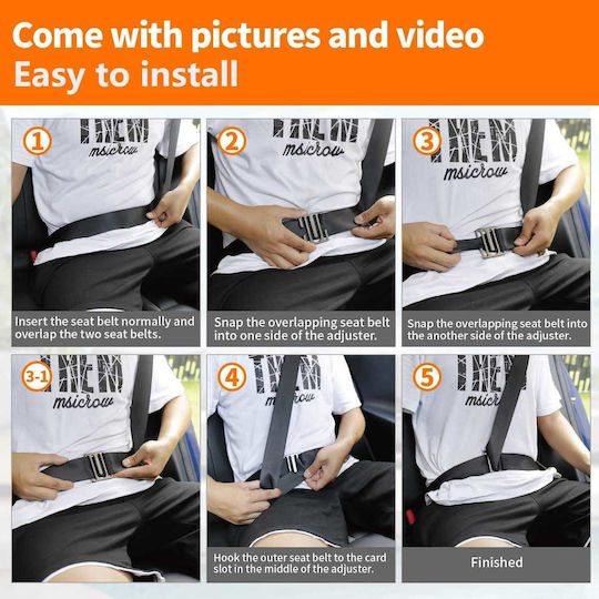 Adjustable Car Seat Belt Clip 2 Pcs